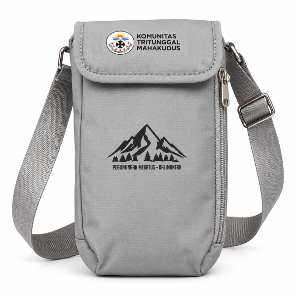 Tas Selempang KTM - Abu-abu Tas Selempang KTM warna abu-abu